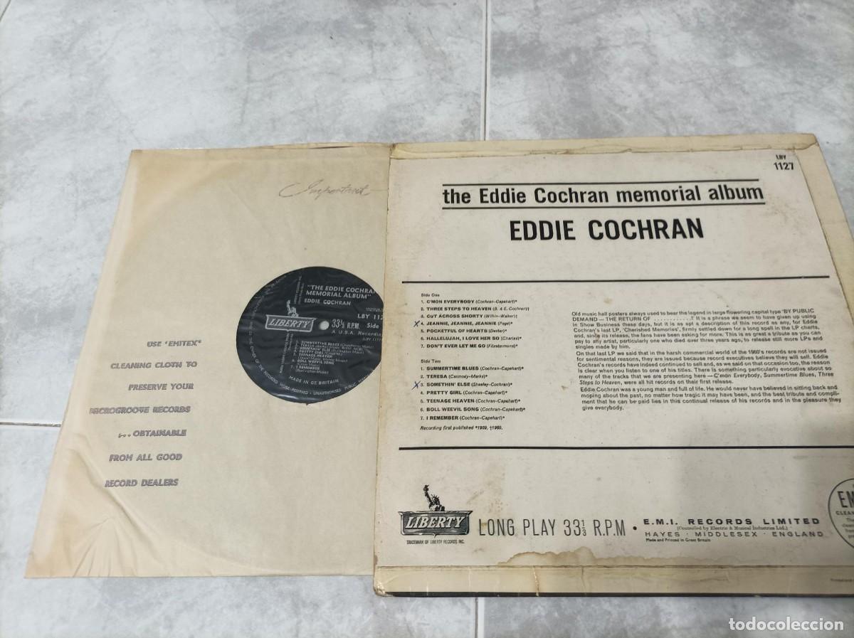 Discos de vinilo: Eddie Cochran lp original - Foto 2