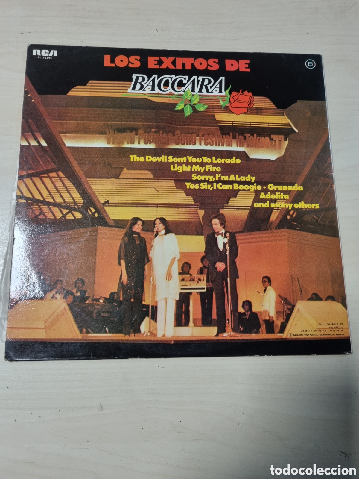 Discos de vinilo: VIN7331 los exitos de baccara VINILO SEGUNDAMANO - Foto 2