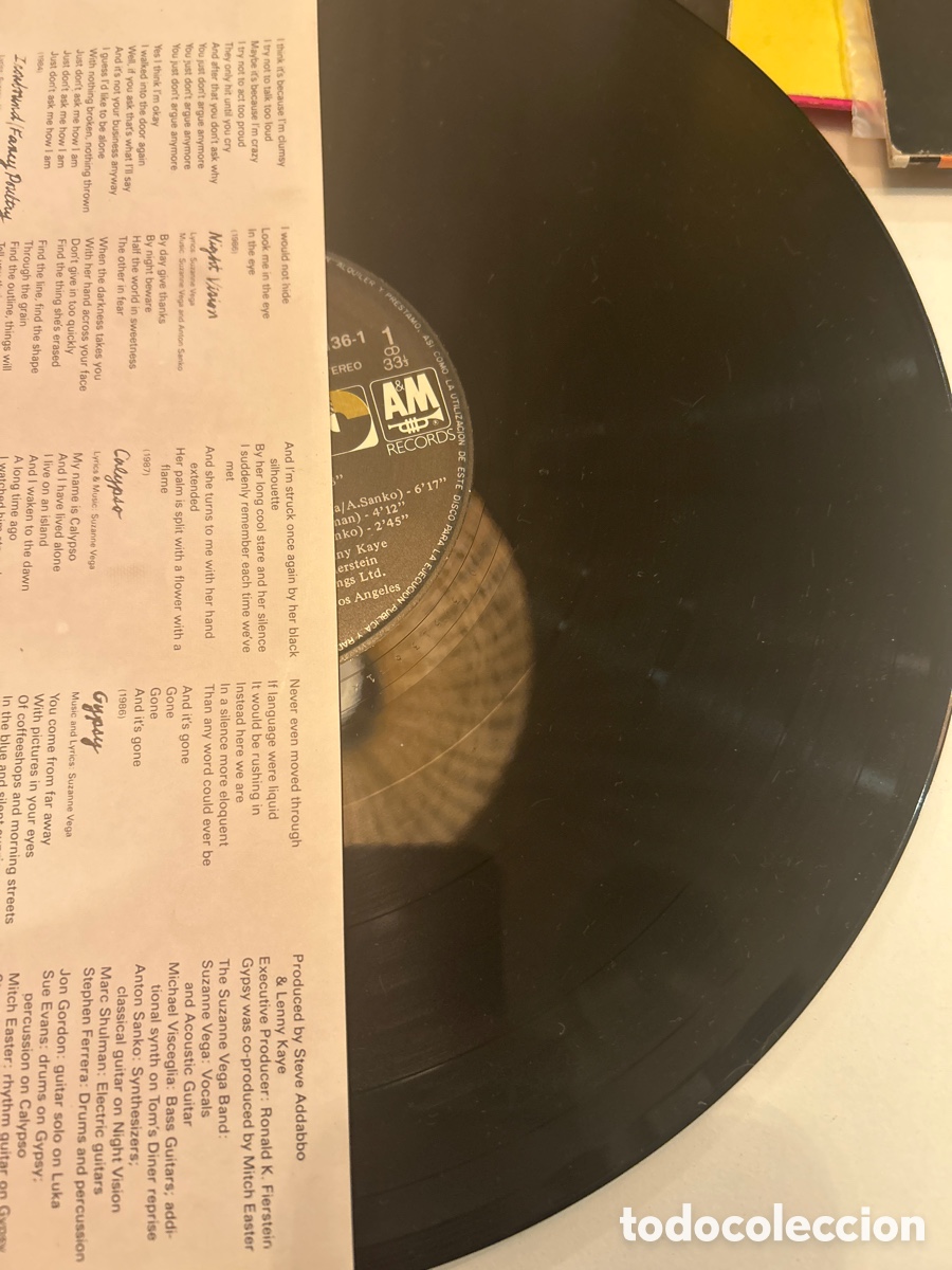 Discos de vinilo: Suzanne Vega: solitude standing. Lp - Foto 3