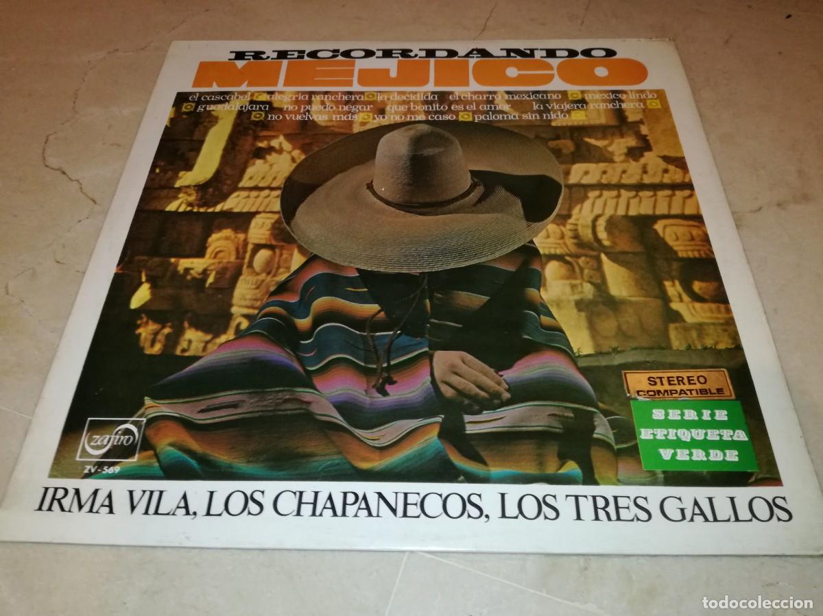 Discos de vinilo: RECORDANDO MEXICO-ORIGINAL 1970 - Foto 1