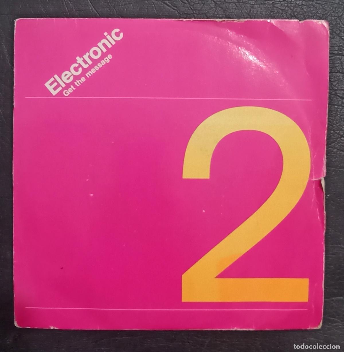 Discos de vinilo: SINGLE ELECTRONIC - GET THE MESSAGE - FACTORY COMMUNICATIONS LTD. 1991 - Foto 1