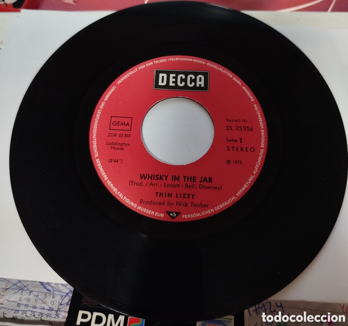 Discos de vinilo: Thin Lizzy - Whisky in the jar. SOLO DISCO - Foto 2