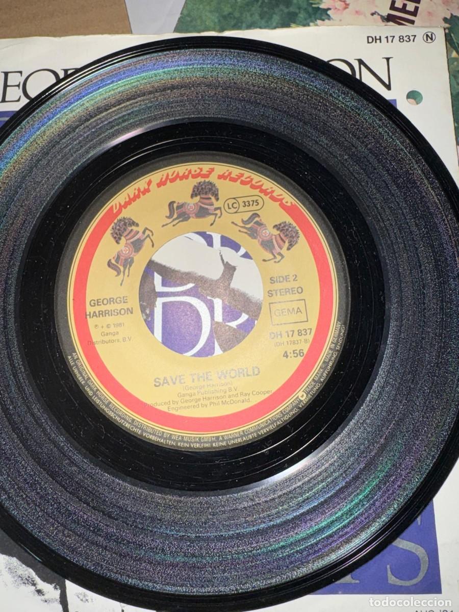 Discos de vinilo: George Harrison Teardrops single - Foto 2