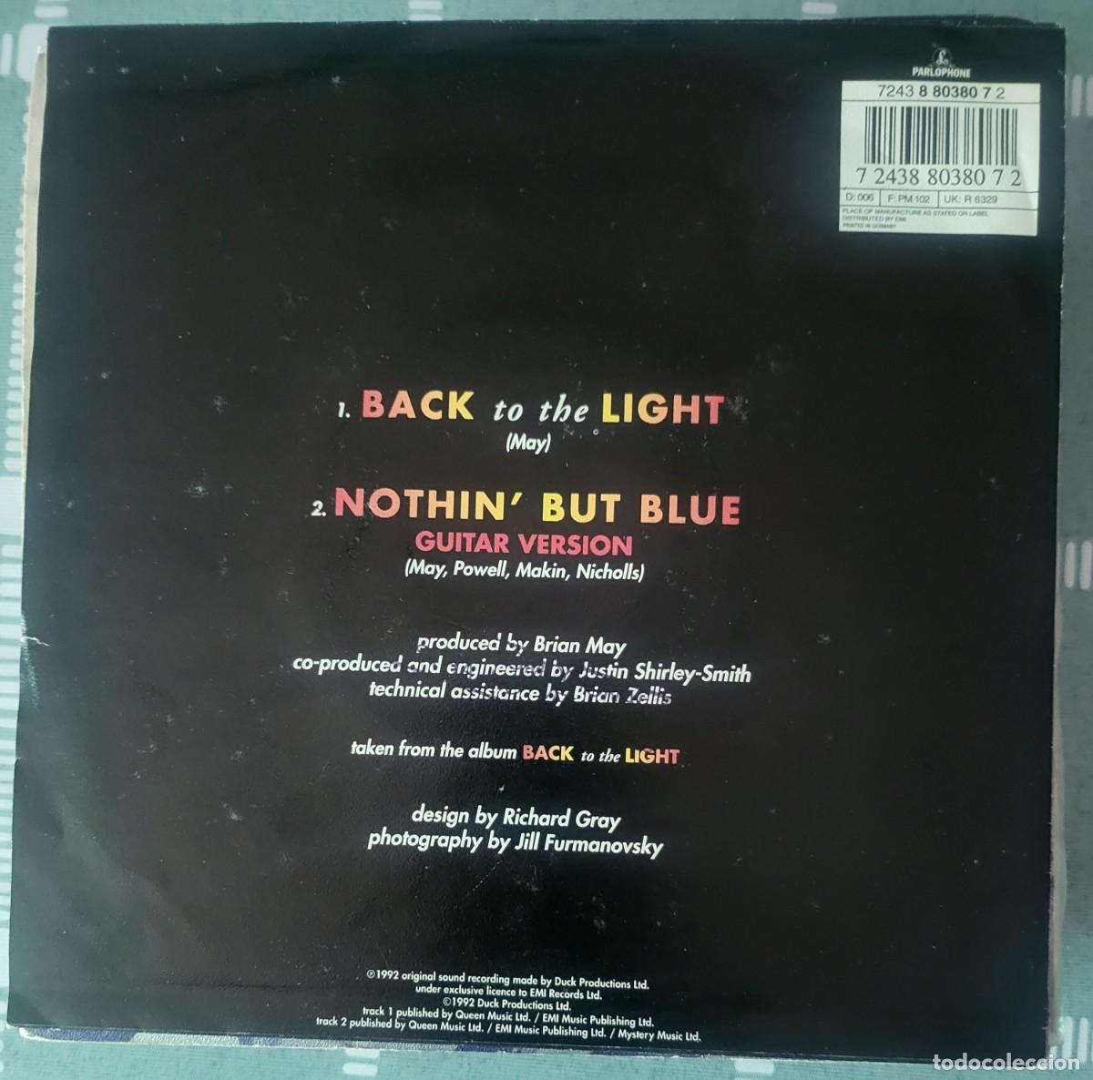 Discos de vinilo: Brian May single sello Parlophone a&ntilde;o 1992... - Foto 2