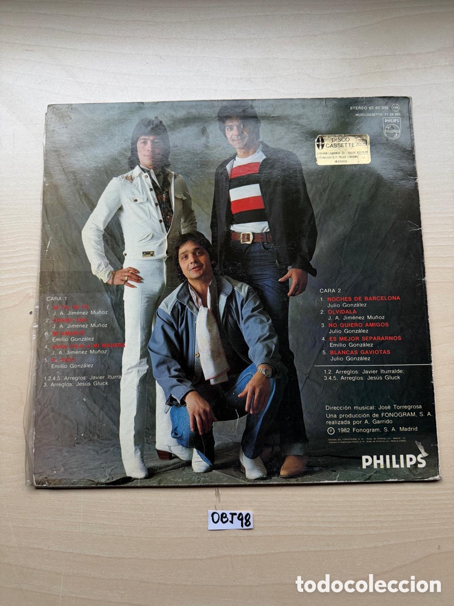 Discos de vinilo: Disco de vinilo los chichos - Foto 1
