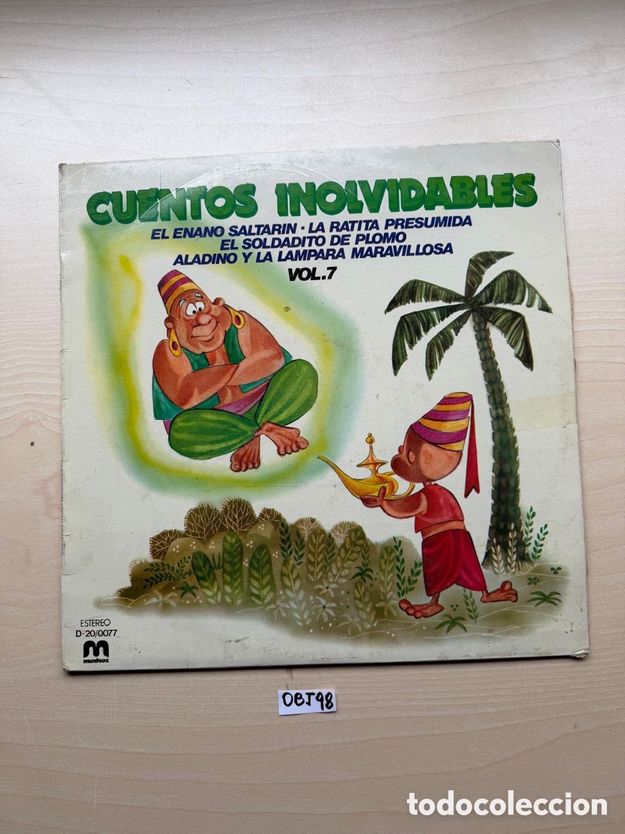 Discos de vinilo: Disco de vinilo cuentos inolvidables - Foto 1