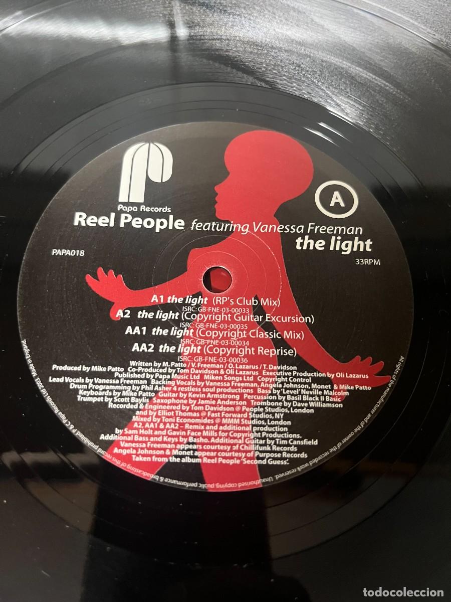 Discos de vinilo: Reel People Featuring Vanessa Freeman The Light - Foto 4