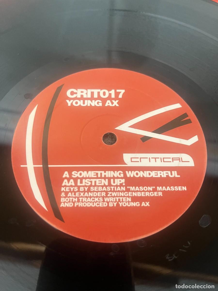 Discos de vinilo: Young Ax Something Wonderful / Listen Up! - Foto 3
