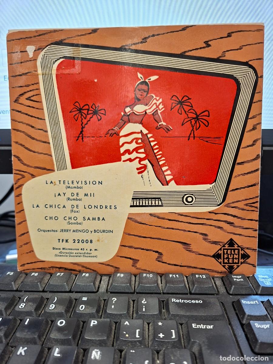 Discos de vinilo: JERRY MENGO Y BOURDIN - LA TELEVISION - EP DE VINILO - C-34 - Foto 1