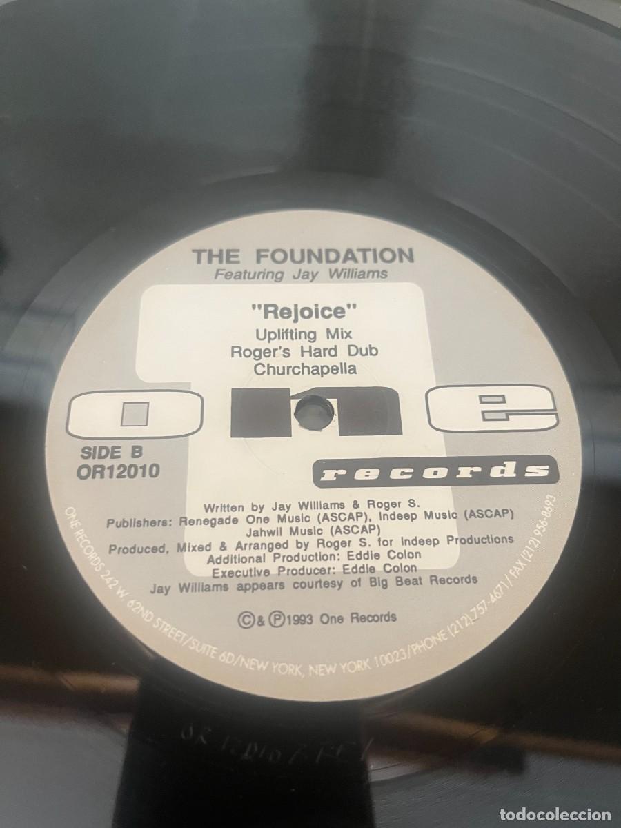 Discos de vinilo: The Foundation Featuring Jay Williams Rejoice - Foto 3