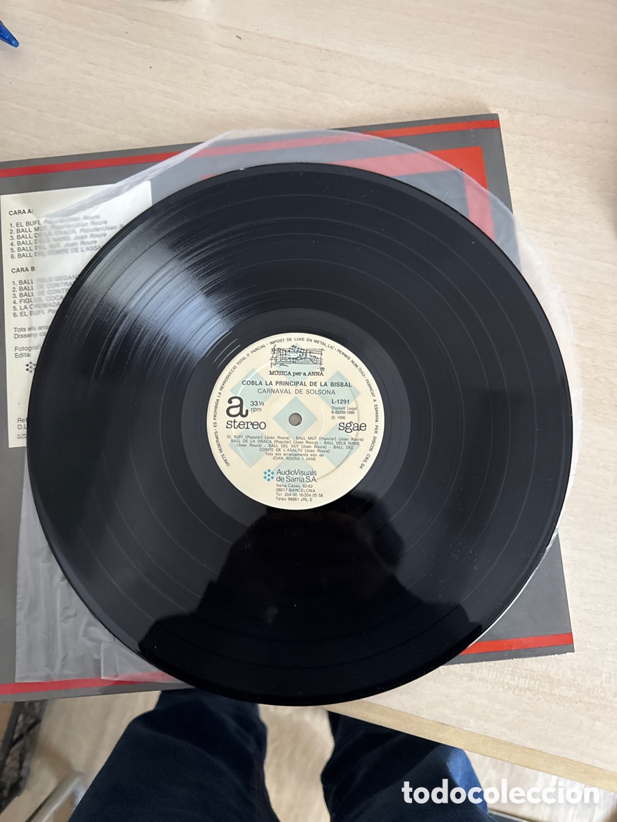 Discos de vinilo: DISCO VINILO CARNAVAL DE SOLSONA 1986 - Foto 3