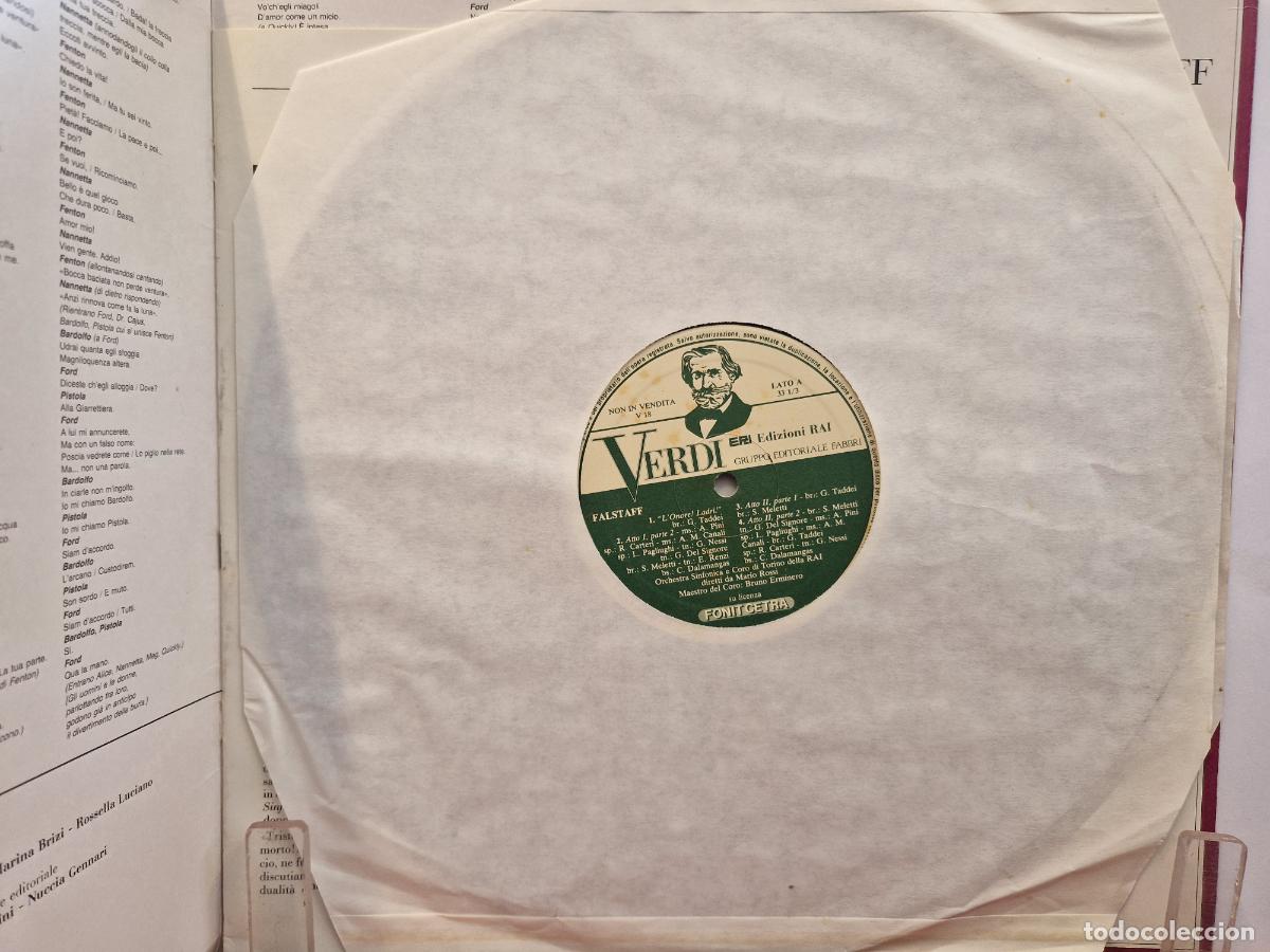 Discos de vinilo: SINGLE. VERDI. BRANI DA FALSTAFF - Foto 2