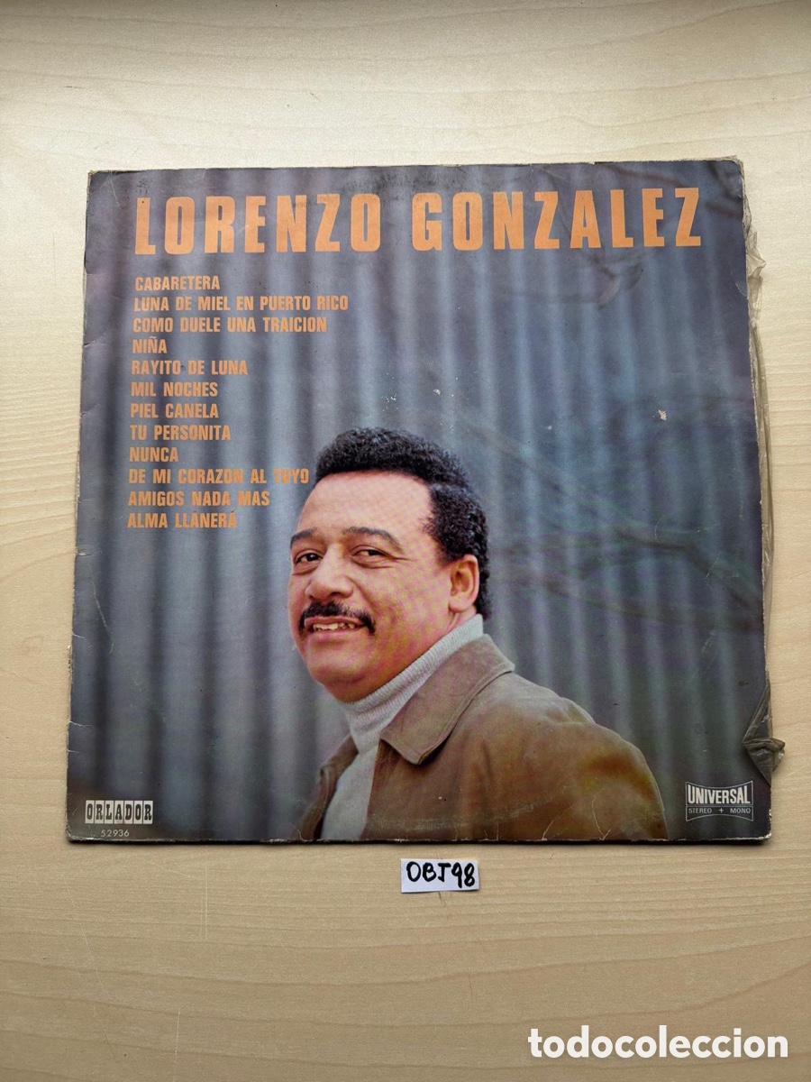 Discos de vinilo: Disco de vinilo Lorenzo Gonz&aacute;lez - Foto 1