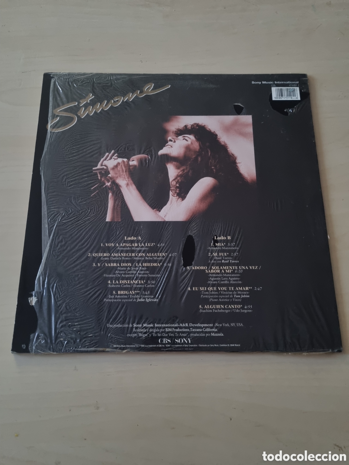 Discos de vinilo: VIN7373 simone la distancia VINILO SEGUNDAMANO - Foto 2