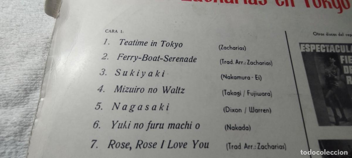Discos de vinilo: HELMUT ZACHARIAS EN TOKYO / POLYDOR / DESPR1 - Foto 5