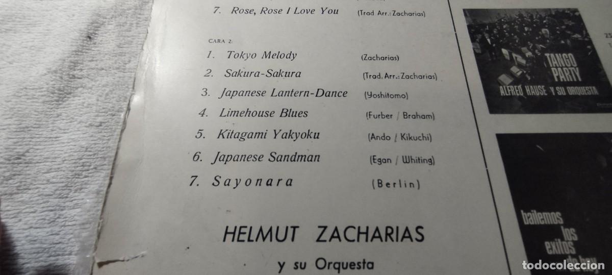Discos de vinilo: HELMUT ZACHARIAS EN TOKYO / POLYDOR / DESPR1 - Foto 6