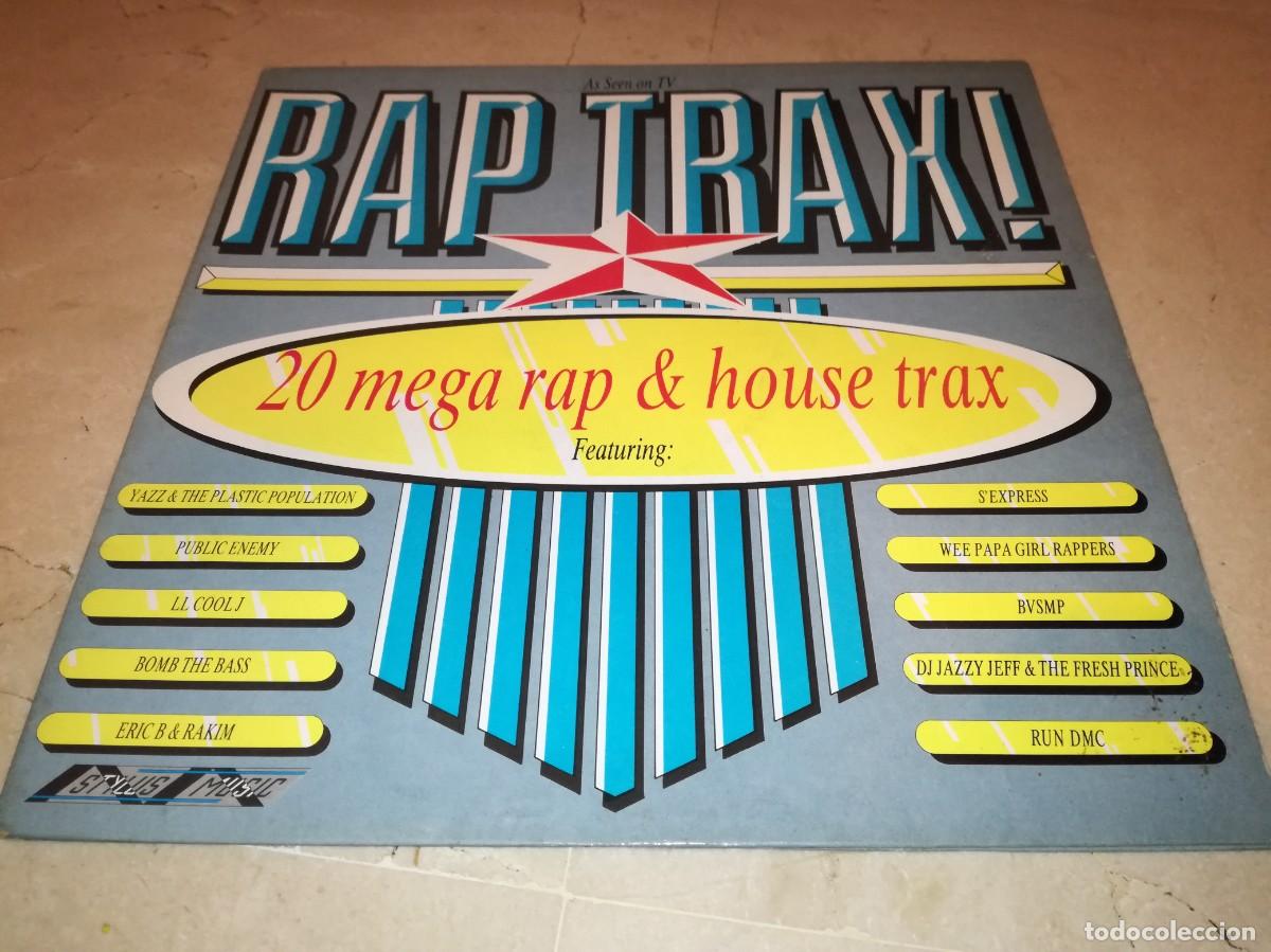 Discos de vinilo: RAP TRAX!-20 MEGA RAP & HOUSE TRAX-GATEFOLD - Foto 1