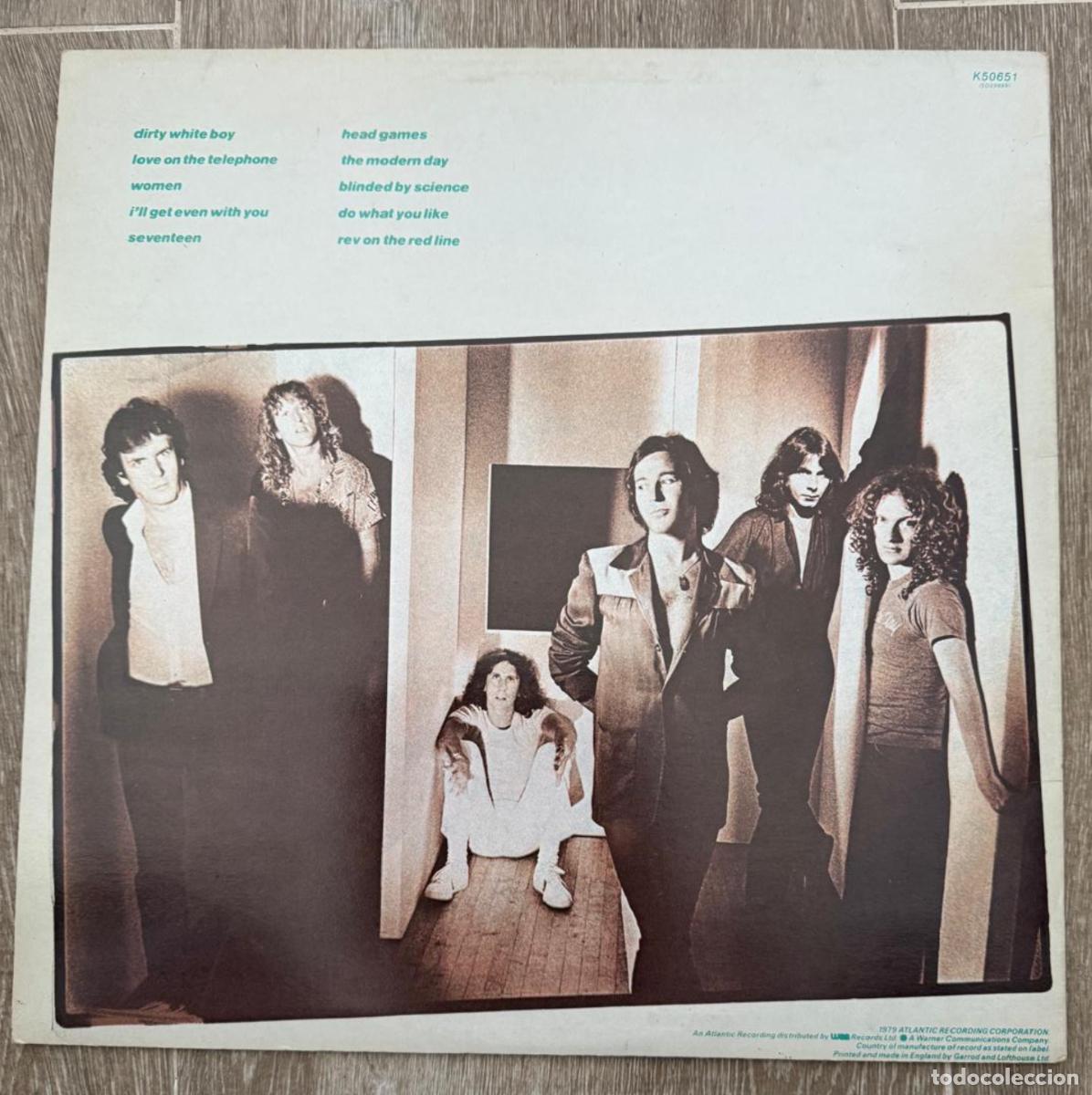 Discos de vinilo: Foreigner&nbsp;&ndash;&nbsp;Head Games lp - Foto 3