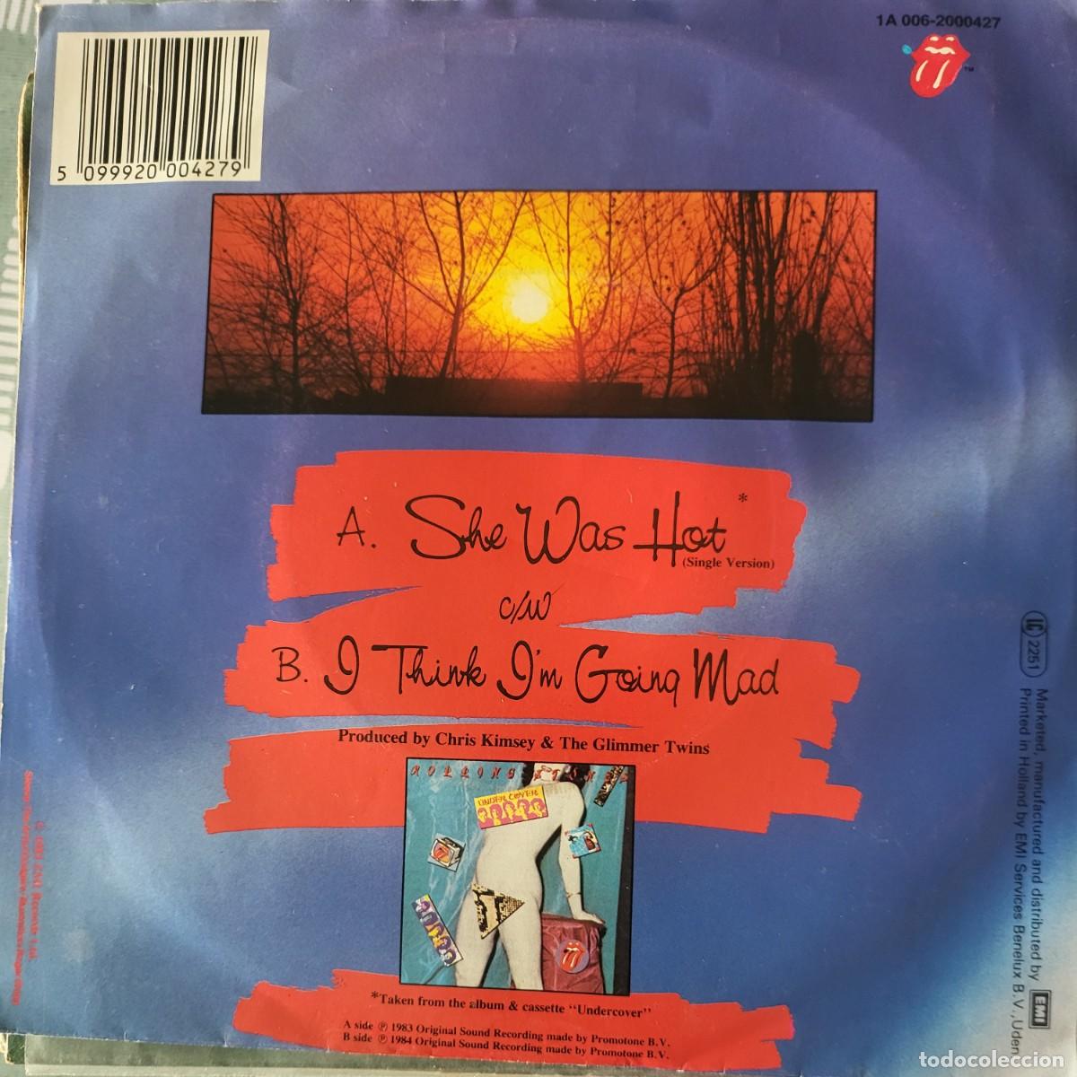 Discos de vinilo: Rolling Stones single sello Emi a&ntilde;o 1983... - Foto 2