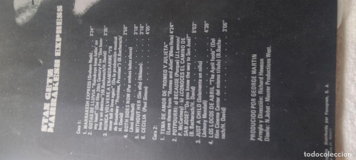 Discos de vinilo: MARRAKESH EXPRESS / STAN GETZ / DESPR1 - Foto 4