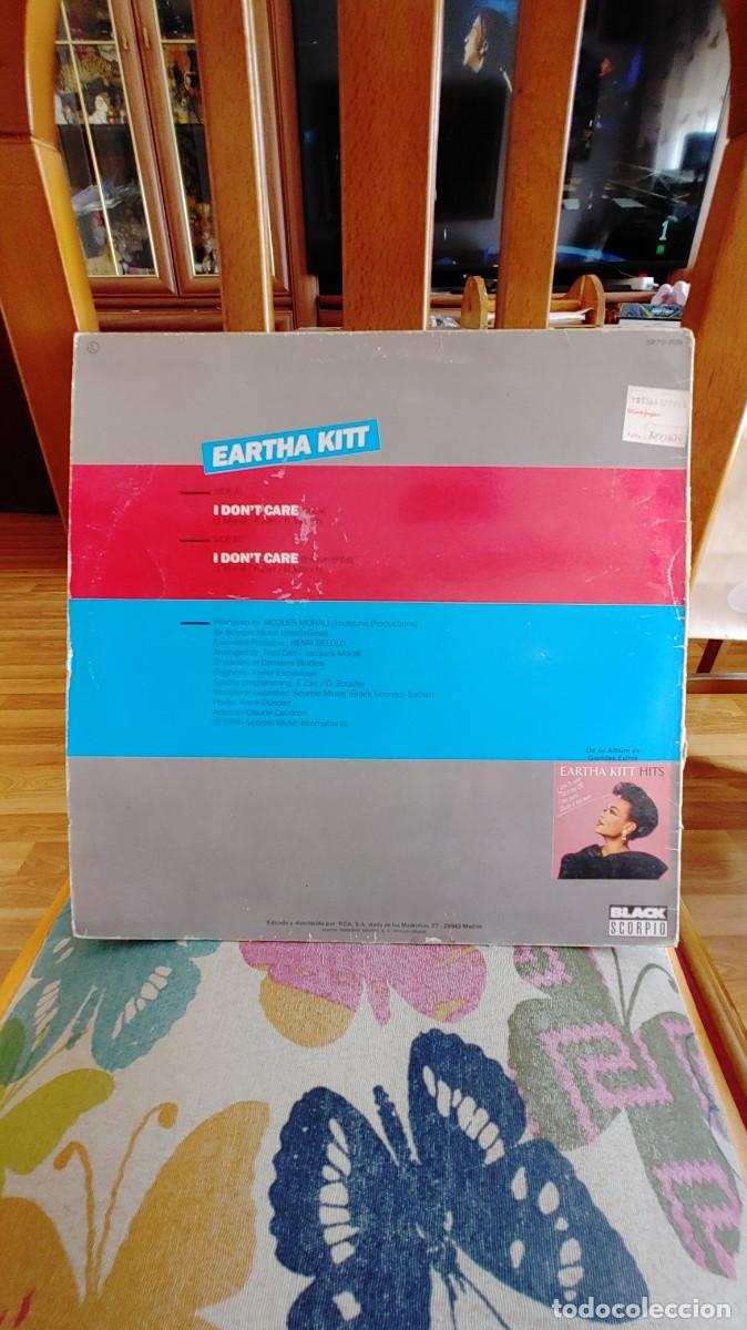 Discos de vinilo: EARTHA KITT-MAXI I DON`T CARE - Foto 2