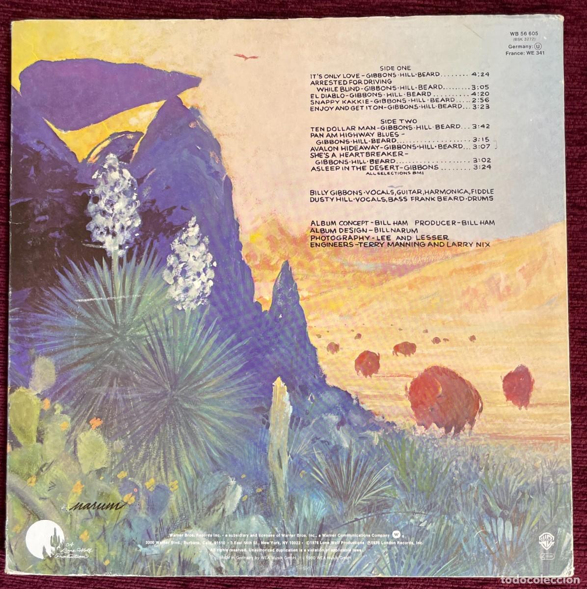 Discos de vinilo: LP ZZ top - Tejas... - Foto 4