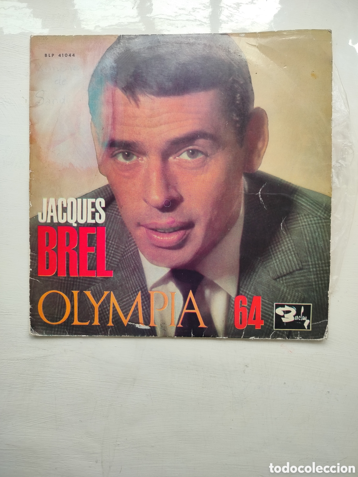 Discos de vinilo: Jacques Brel LP 10&rdquo; 1964 - Foto 1
