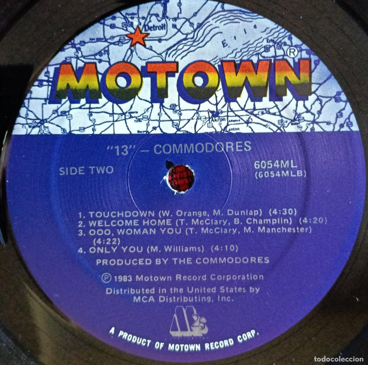 Discos de vinilo: COMMODORES ** 13 ** VINILO LP 1983 USA - Foto 4