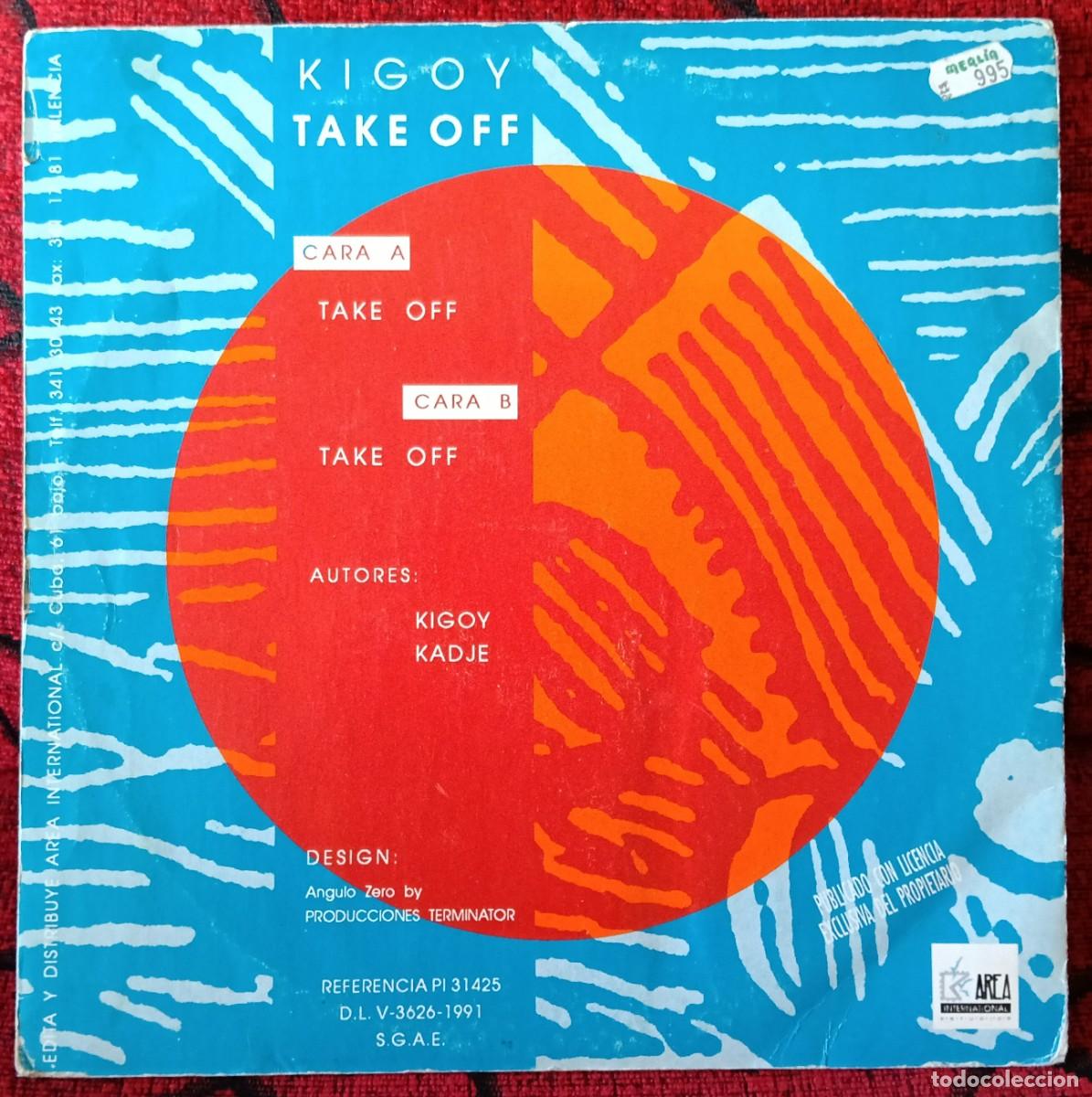 Discos de vinilo: KIGOY ** Take Off ** MAXI SINGLE VINILO 1991 - Foto 2
