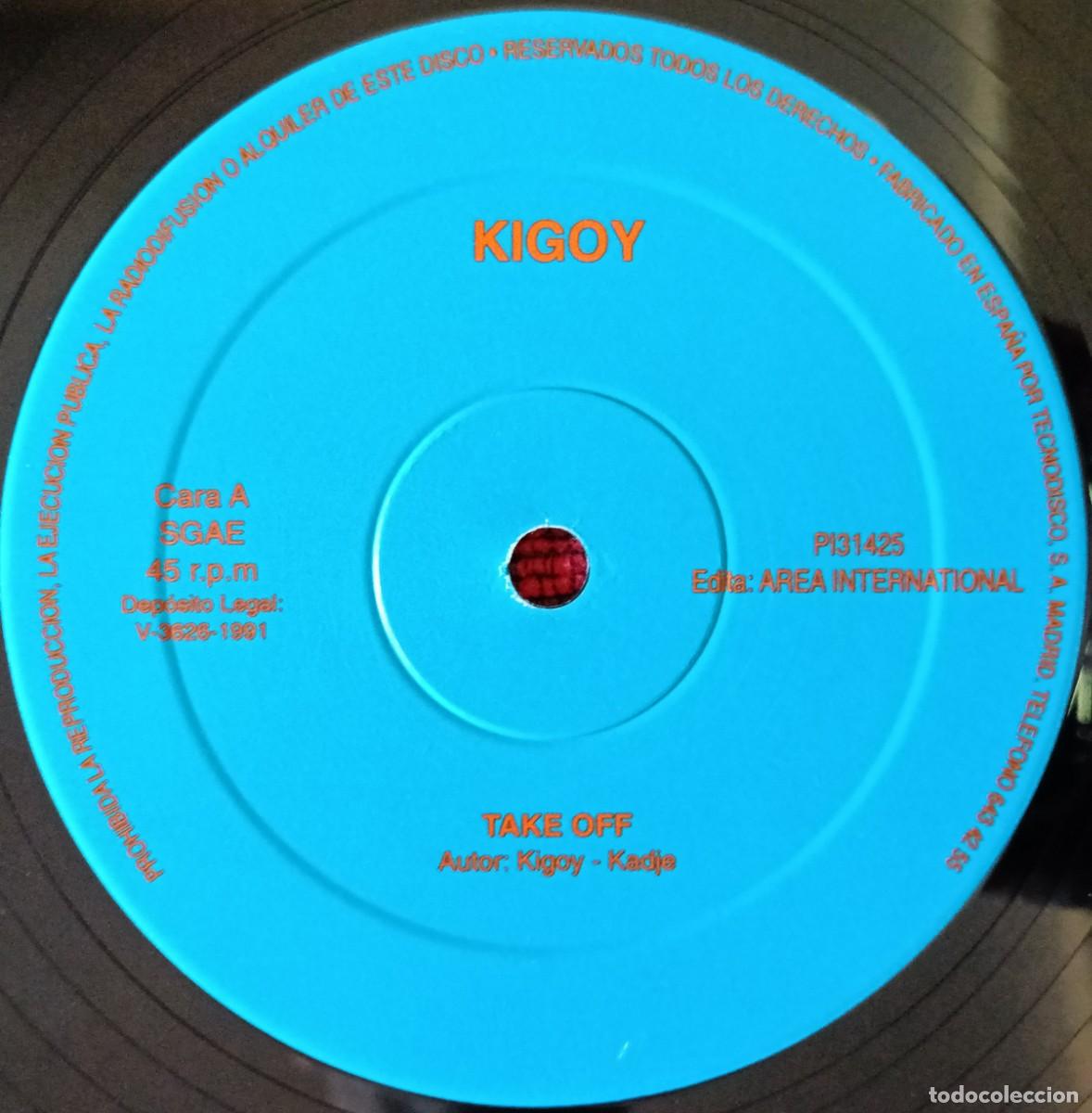 Discos de vinilo: KIGOY ** Take Off ** MAXI SINGLE VINILO 1991 - Foto 3