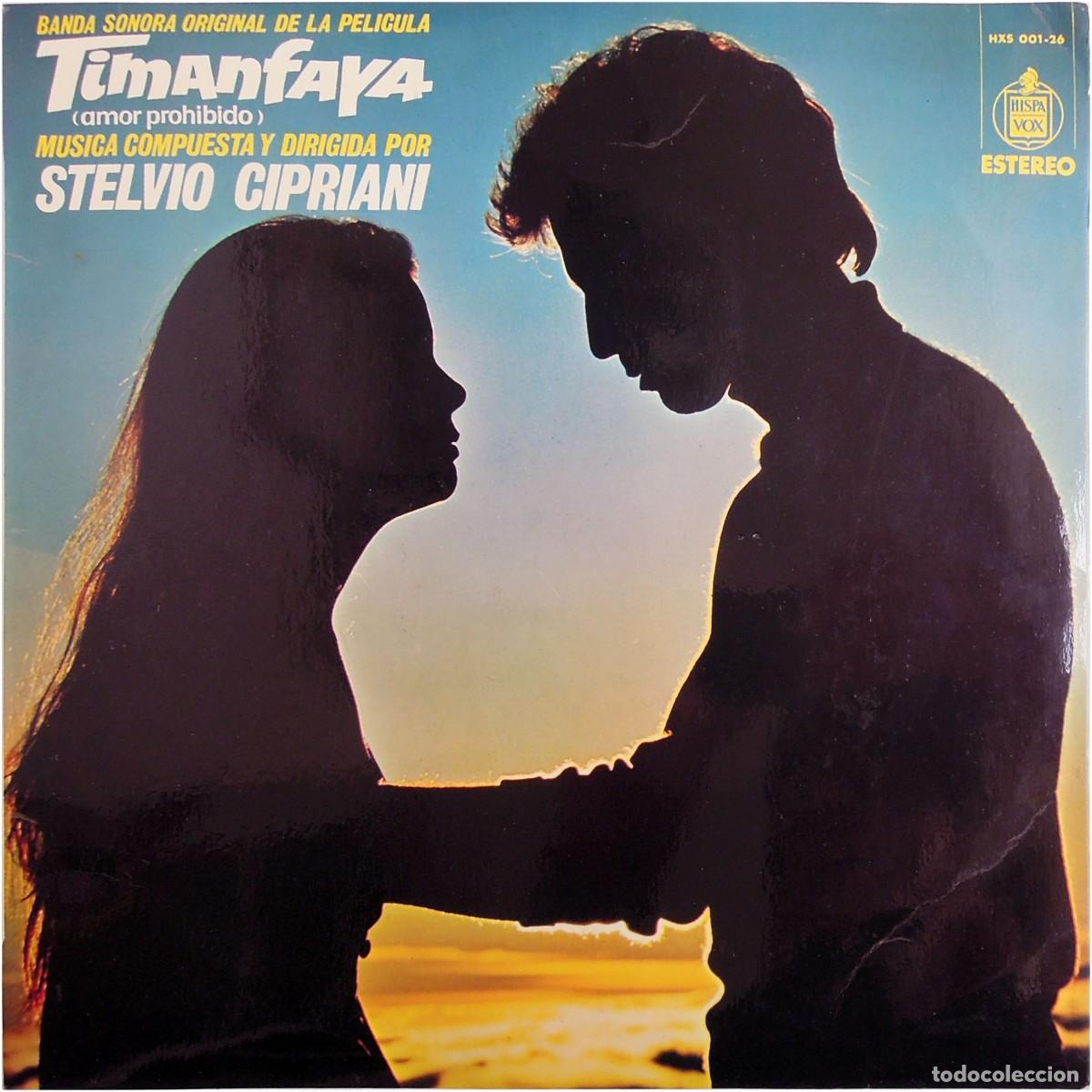Discos de vinilo: Stelvio Cipriani &lrm;- BSO de la pel&iacute;cula Timanfaya - LP Spain 1972 - Hispavox - VG+/VG+