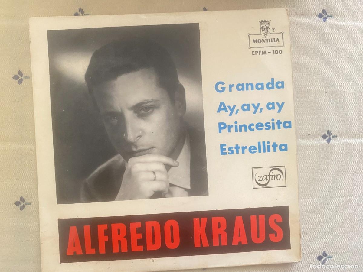 Discos de vinilo: SINGLE ALFREDO KRAUS - GRANADA .... - Foto 1