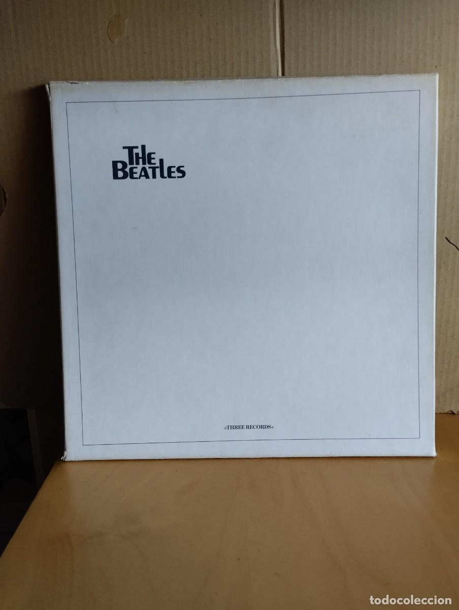 Discos de vinilo: THE BEATLES ----- THREE RECORDS - BOX - Foto 1