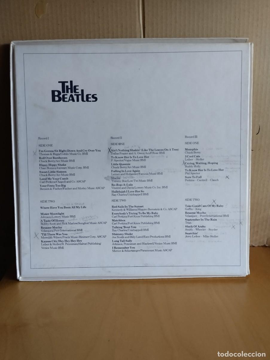 Discos de vinilo: THE BEATLES ----- THREE RECORDS - BOX - Foto 2