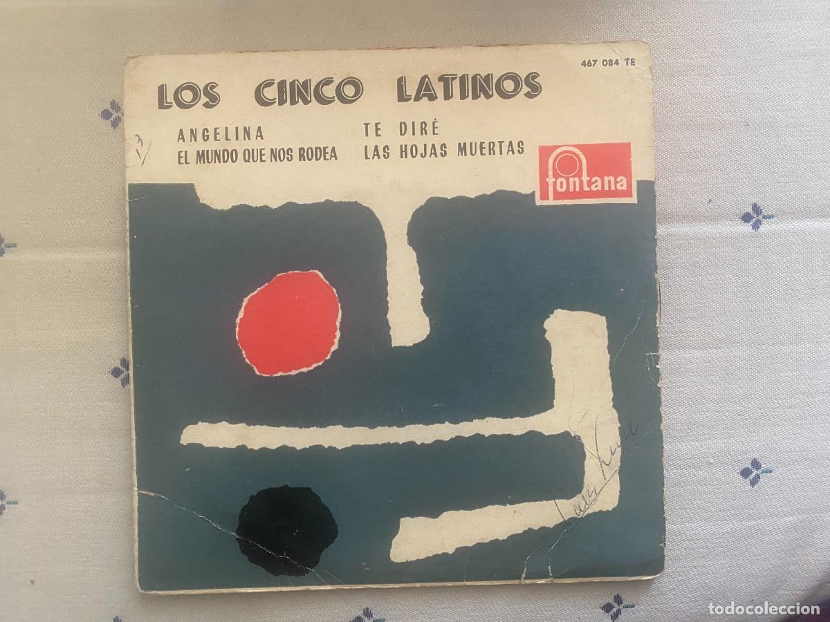 Discos de vinilo: SINGLE LOS 5 LATINOS - ANGELINA ... - Foto 1