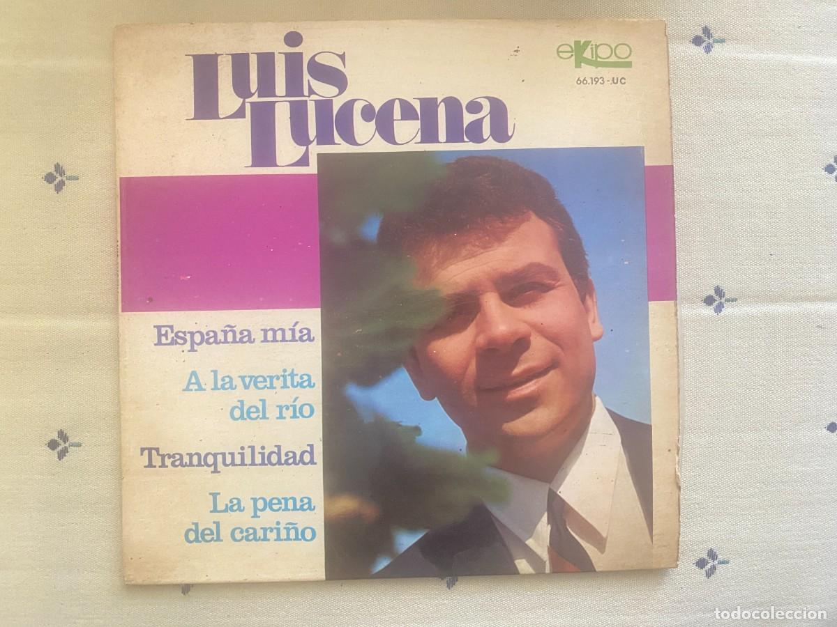 Discos de vinilo: SINGLE LUIS LUCENA - ESPA&Ntilde;A MIA... - Foto 1