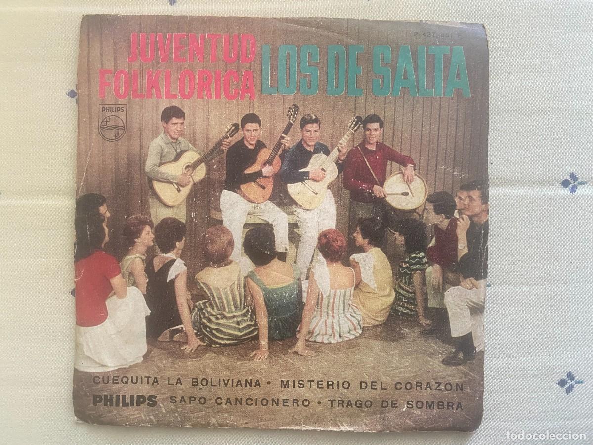 Discos de vinilo: SINGLE LOS DE SALTA - JUVENTUD FOLKLORICA - Foto 1
