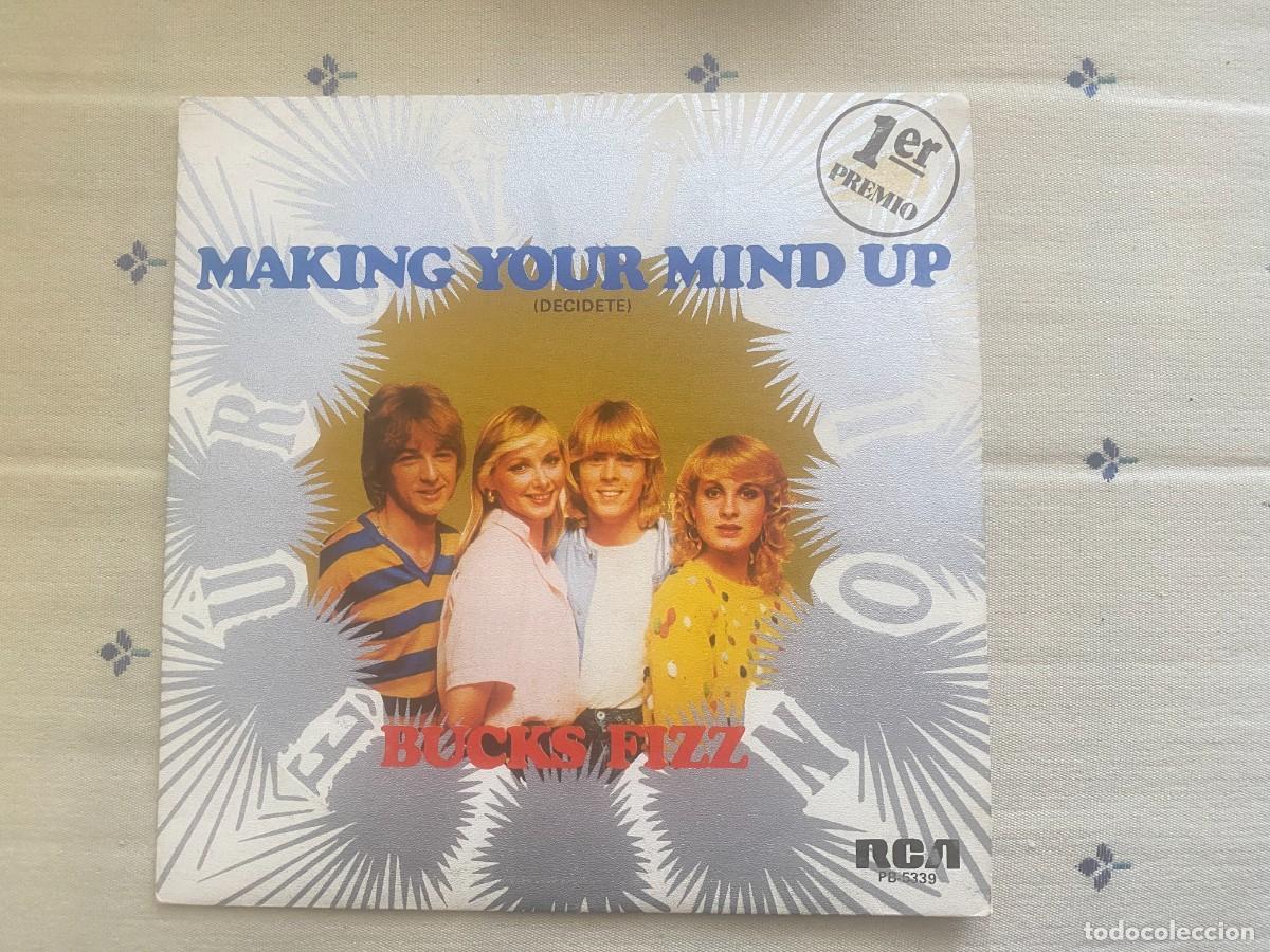 Discos de vinilo: SINGLE - BUCKS FIZZ - MAKING YOUR MIND UP - Foto 1