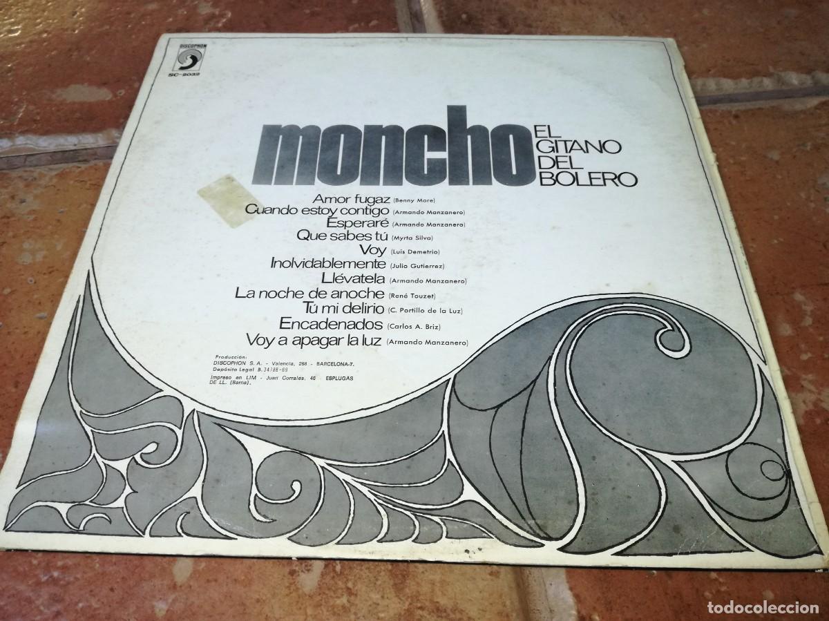 Discos de vinilo: MONCHO-EL GITANO DEL BOLERO-ORIGINAL 1969 - Foto 2