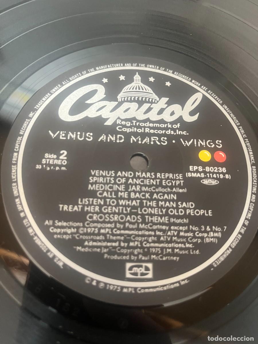 Discos de vinilo: Wings Venus And Mars . - Foto 7