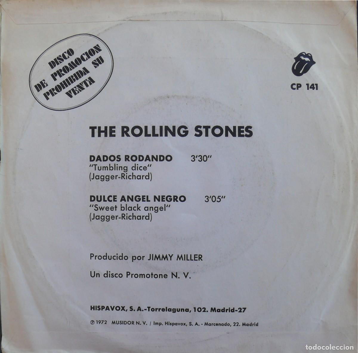 Discos de vinilo: Rolling Stones. Dados Rodando - Foto 2