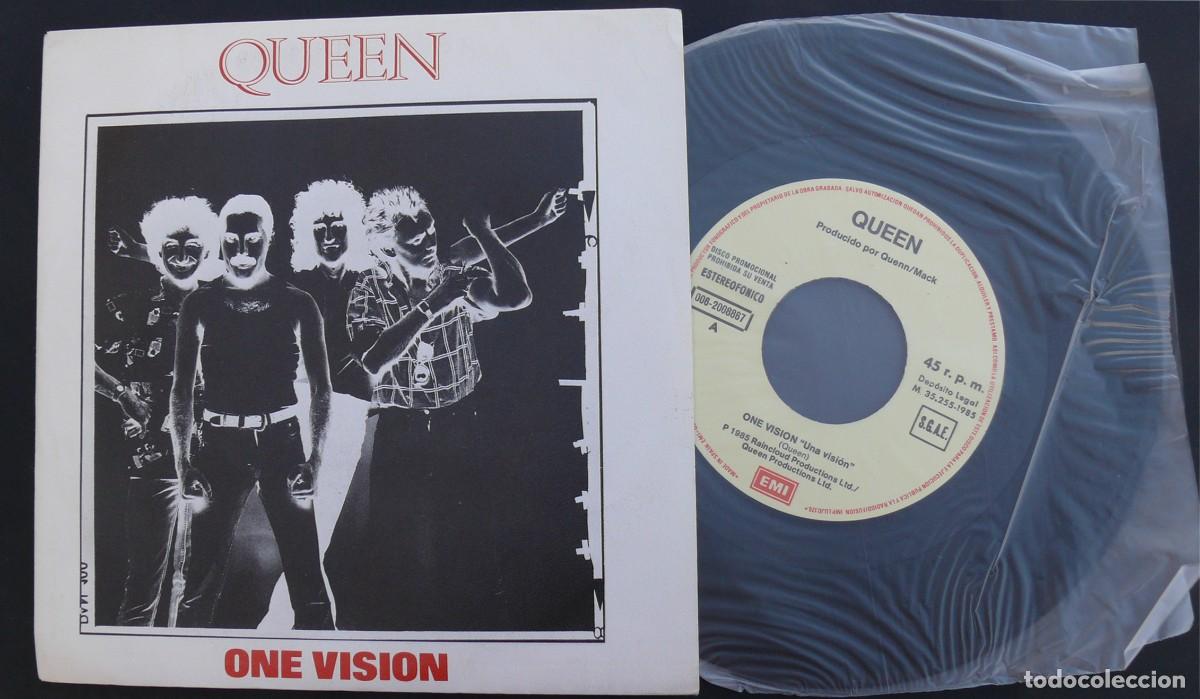 Discos de vinilo: Queen. One vision - Blurred vision - Foto 1