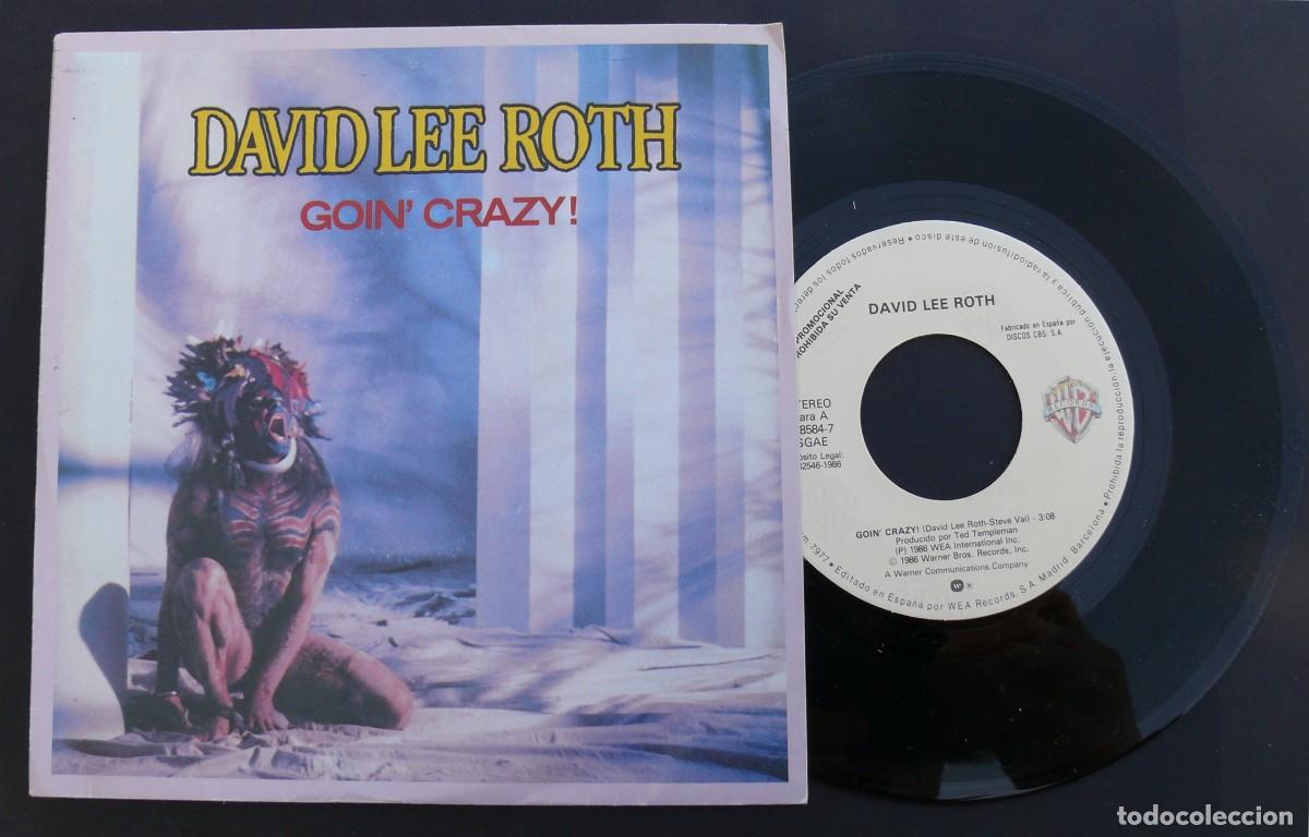Discos de vinilo: David Lee Roth. Goin Crazy! - Foto 1