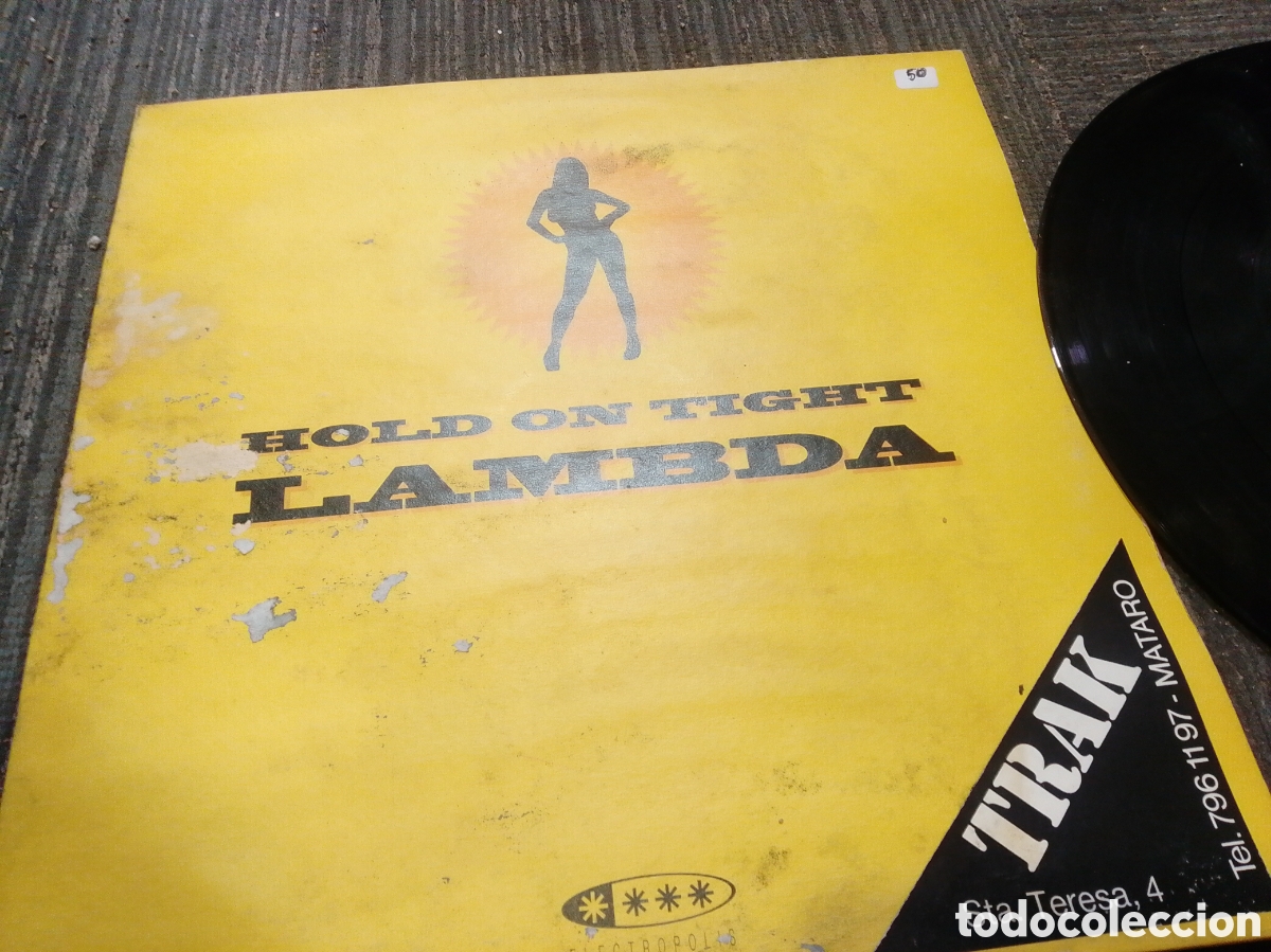 Discos de vinilo: LAMBDA - HOLD ON TIGHT - MAXI - SPAIN - VALE MUSIC - PLS 50 - L - - Foto 2