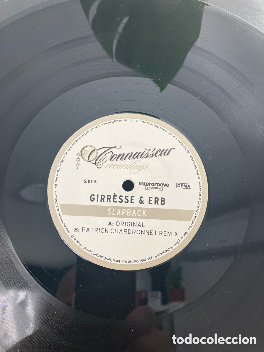 Discos de vinilo: Girr&egrave;sse & Erb - Slapback - Foto 2