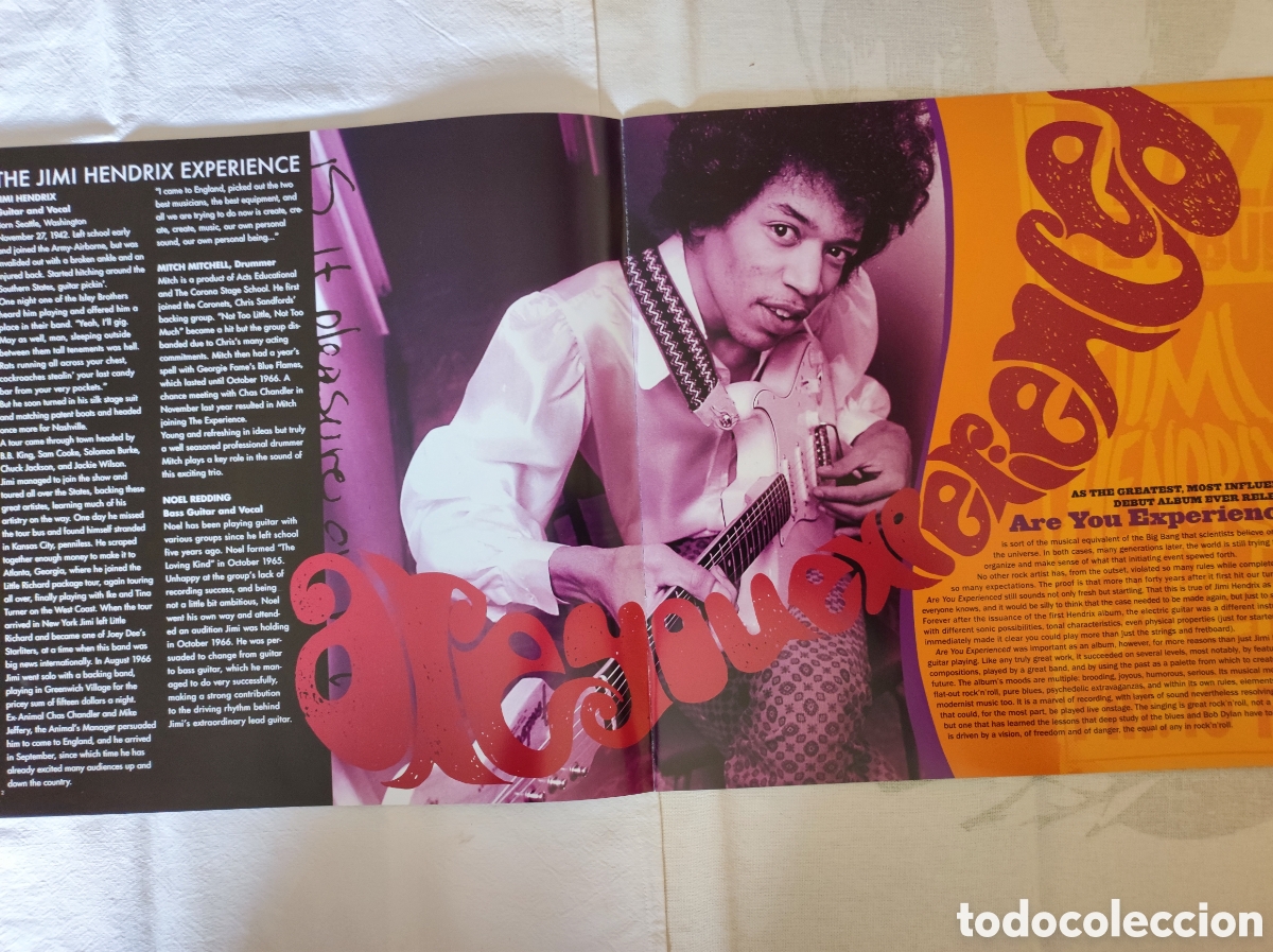 Discos de vinilo: THE JIMI HENDRIX EXPERIENCE - ARE YOU EXPERIENCED - Foto 5
