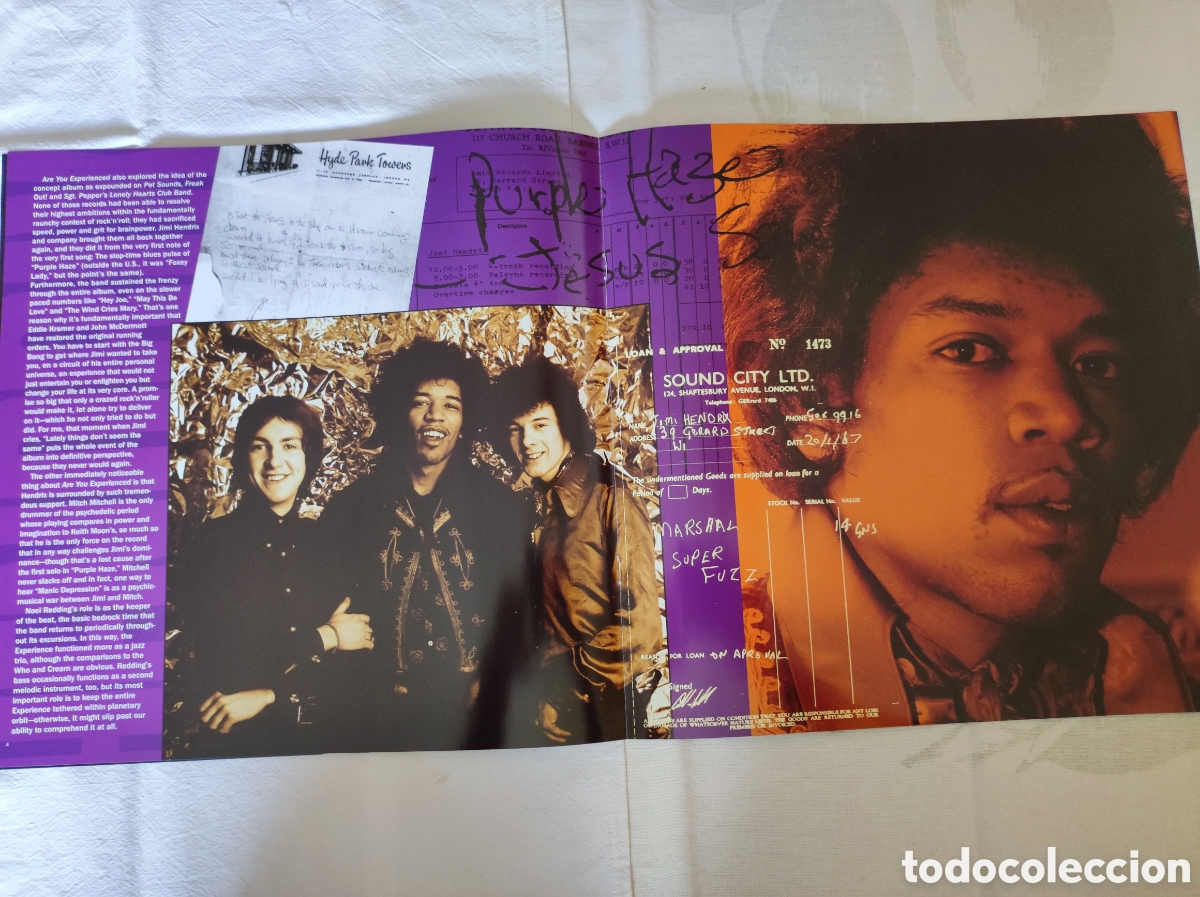 Discos de vinilo: THE JIMI HENDRIX EXPERIENCE - ARE YOU EXPERIENCED - Foto 6