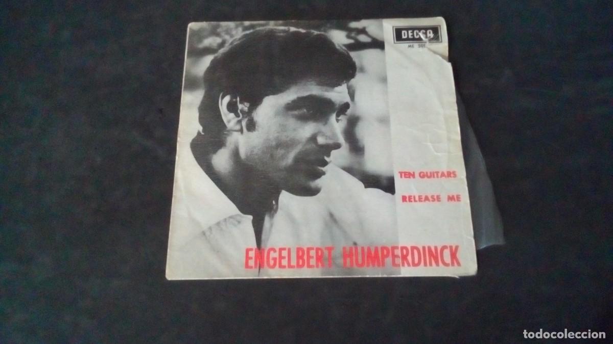 Discos de vinilo: ENGELBERT HUMPERDINCK - TEN GUITARS - RELEASE ME -SINGLE - Foto 1