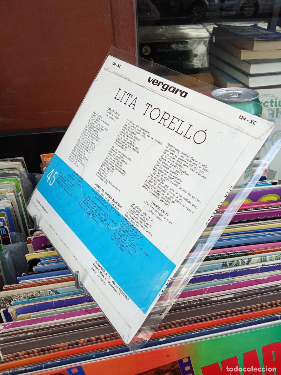 Discos de vinilo: Lita Torell&oacute;. Cae la nieve - Foto 2