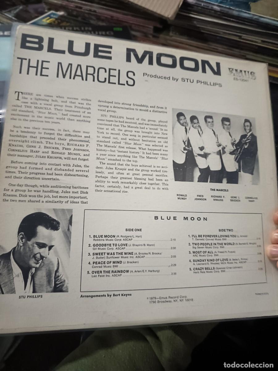 Discos de vinilo: LOTE 266, LP BLUE MOON ,THE MARCELS - Foto 2